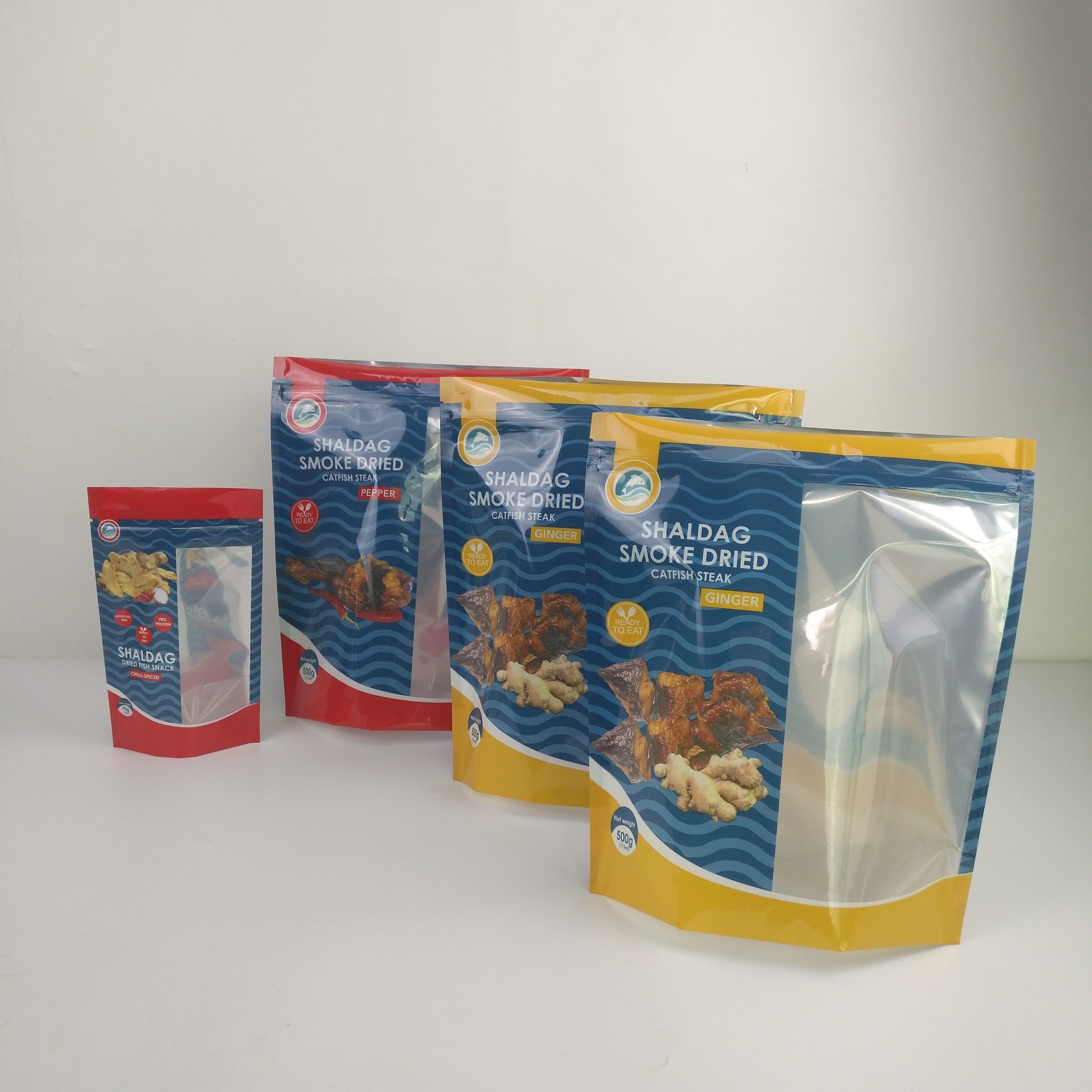 De tribune op het Voedselopslag van Mylar van de Folieritssluiting doet Vochtbestendig Geurbewijs voor Snack in zakken