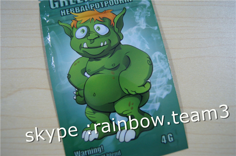 Kruidenwierookzak drie de zijzak van de verbindingsritssluiting/zak van de douane de kruidenwierook voor het sachetzak van 1g /2g /3g/4g/5g voor poeder