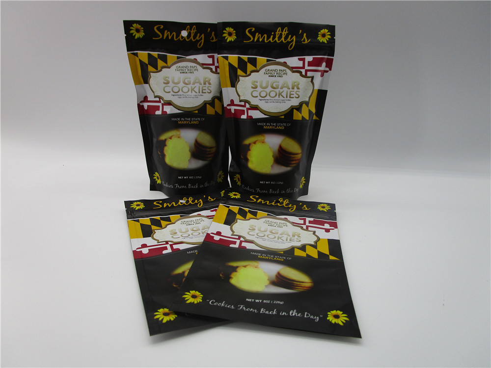 De Snackzak van de voedselrang doet Resealable Verpakking, 8oz-Tribune op snack verpakking Gevoerde Folie in zakken