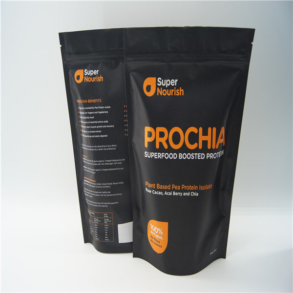 De folie voerde de zakken van de folieritssluiting, Eiwitpoeder/de verpakkende zakken van de Voedselfolie