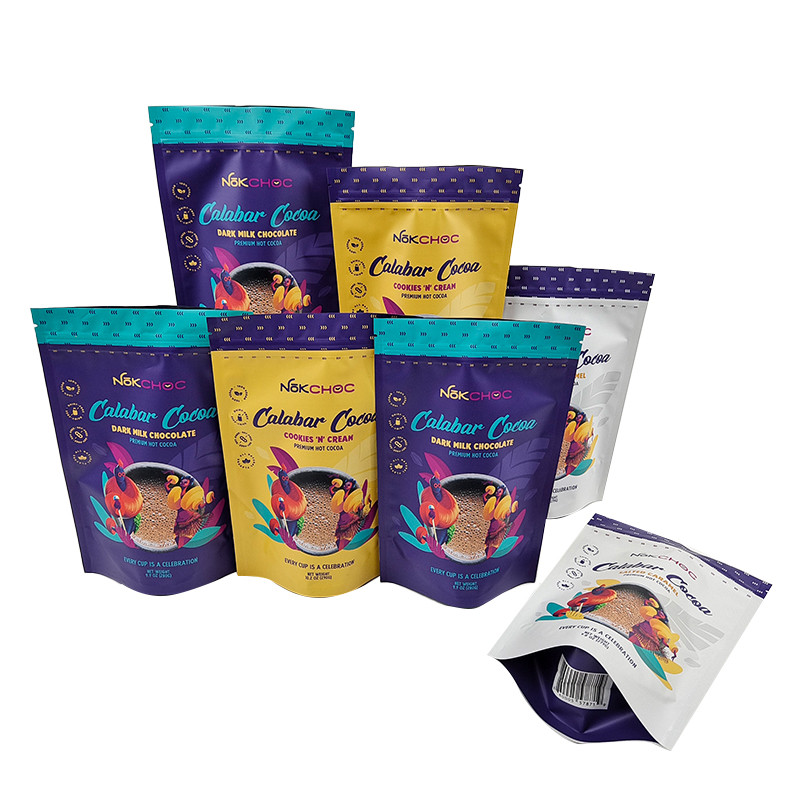 Aangepaste Eetbare Verpakkende Tribune op Zakzak met het Bewijs van de Ritssluitingsgeur