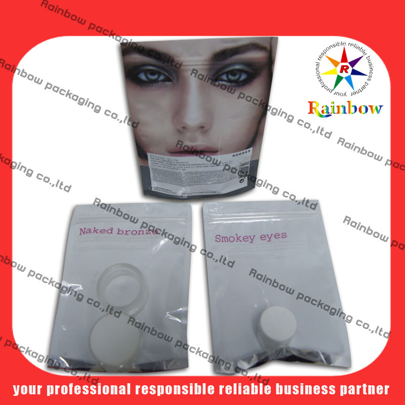 De vochtbestendige Verpakkende Zak van Comestic met Ritssluiting en Knoophoekplaat