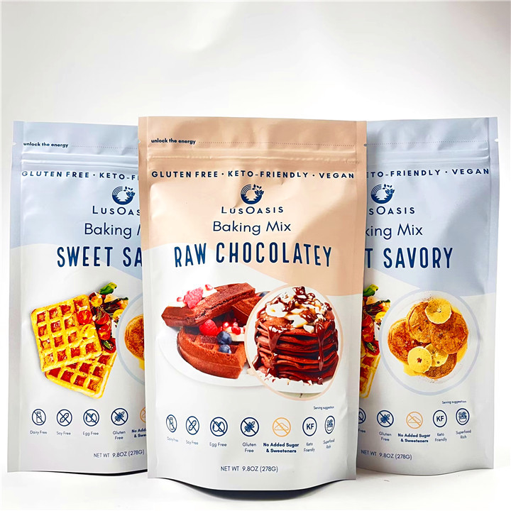 Gedrukte van het de Zakkoekje van Mylar van de Voedselrang van de de Cakesnack Gelamineerde de Zak Verpakkende Ritssluiting