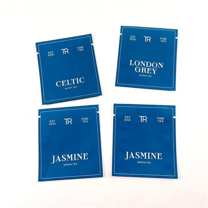 500Ppcs de verpakkende Zakken van Drukmylar voor Zwarte Groene Theehitte - verbindingszakken