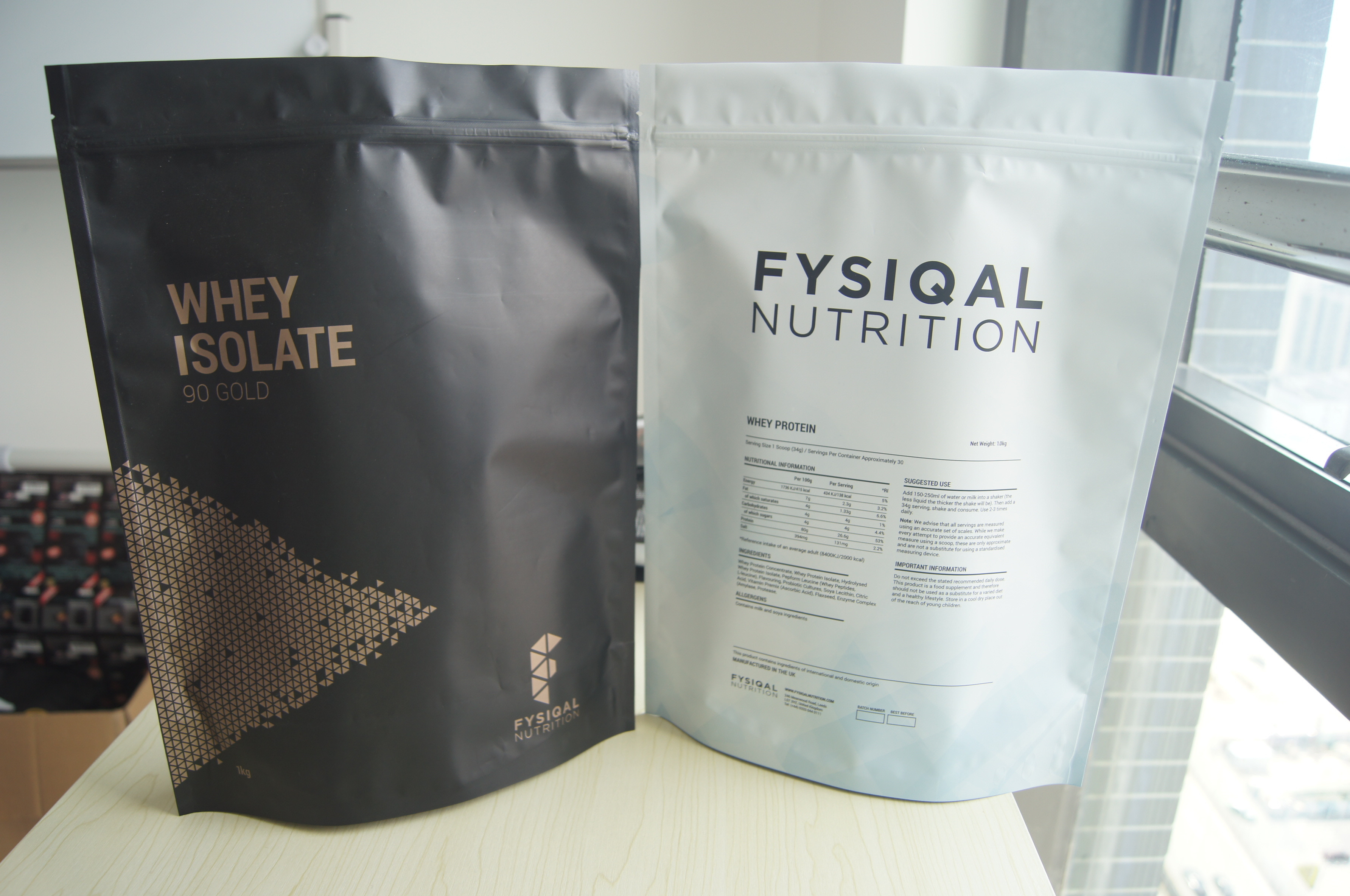 Tribune op het Poederzakken van de Aluminiumfolieweiproteïne voor 480g