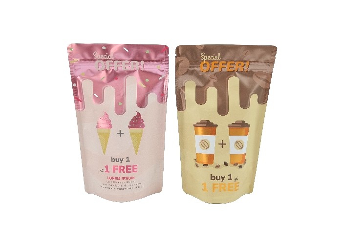 Matte Metallic Stand Up Bag-van de de Thee de Verpakkende Aluminiumfolie van het Douanevoedsel Zakken van Mylar