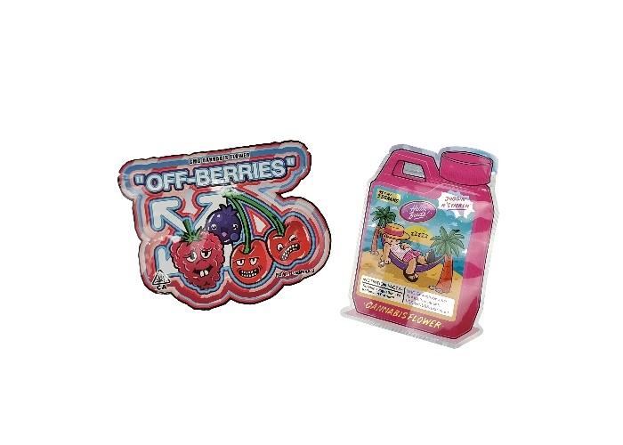 De speciale Gevormde Kindveilige Ritssluiting doet Resealable 3.5g in zakken - 28g-de Zakken van het Geurbewijs