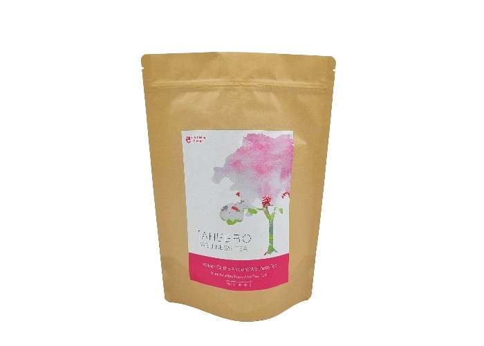 Biologisch afbreekbare Tribune op het Document van het Ontwerpkraftpapier van de Zakkendouane Koffie Verpakkende Zakken