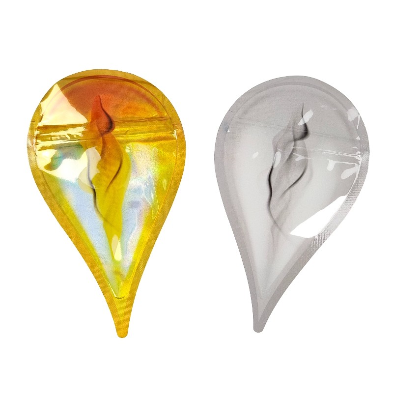 Van de Ritssluitingsmylar van het geurbewijs Besnoeiing van de de Zak3.5g de Glanzende Speciale die Matrijs voor Voedselverpakking gestalte wordt gegeven