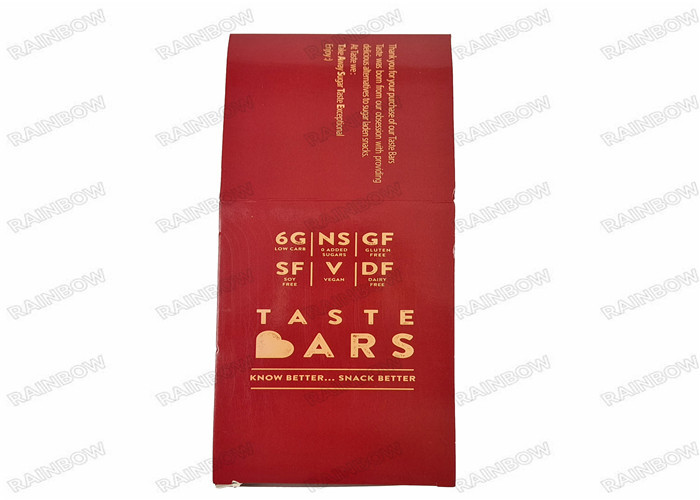 Voedingsmiddelen Verpakkingsdocument Vertoningsvakje Dubbele Zijdruk Matte Shinny