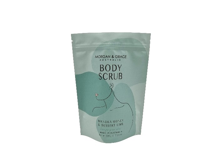 Digitaal drukken Custom Stand Up Bag Waterdicht Verpakkingszak Voor Body Scrub