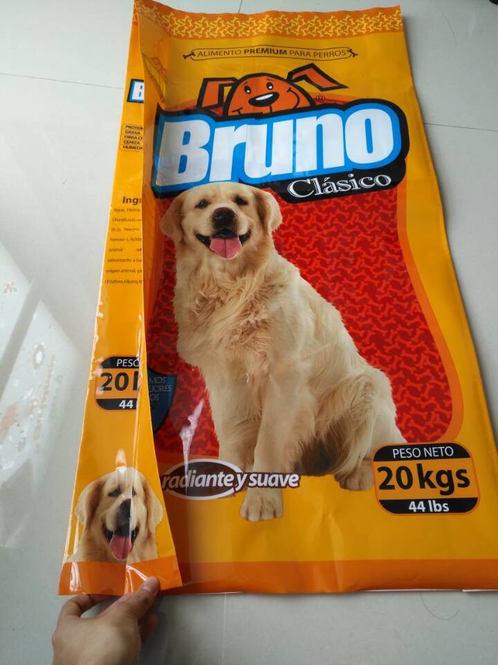 Zij van de het Voedselopslag van de Hoekplaatzak Verpakkende de Zak Zijhoekplaat voor Huisdiervoedsel