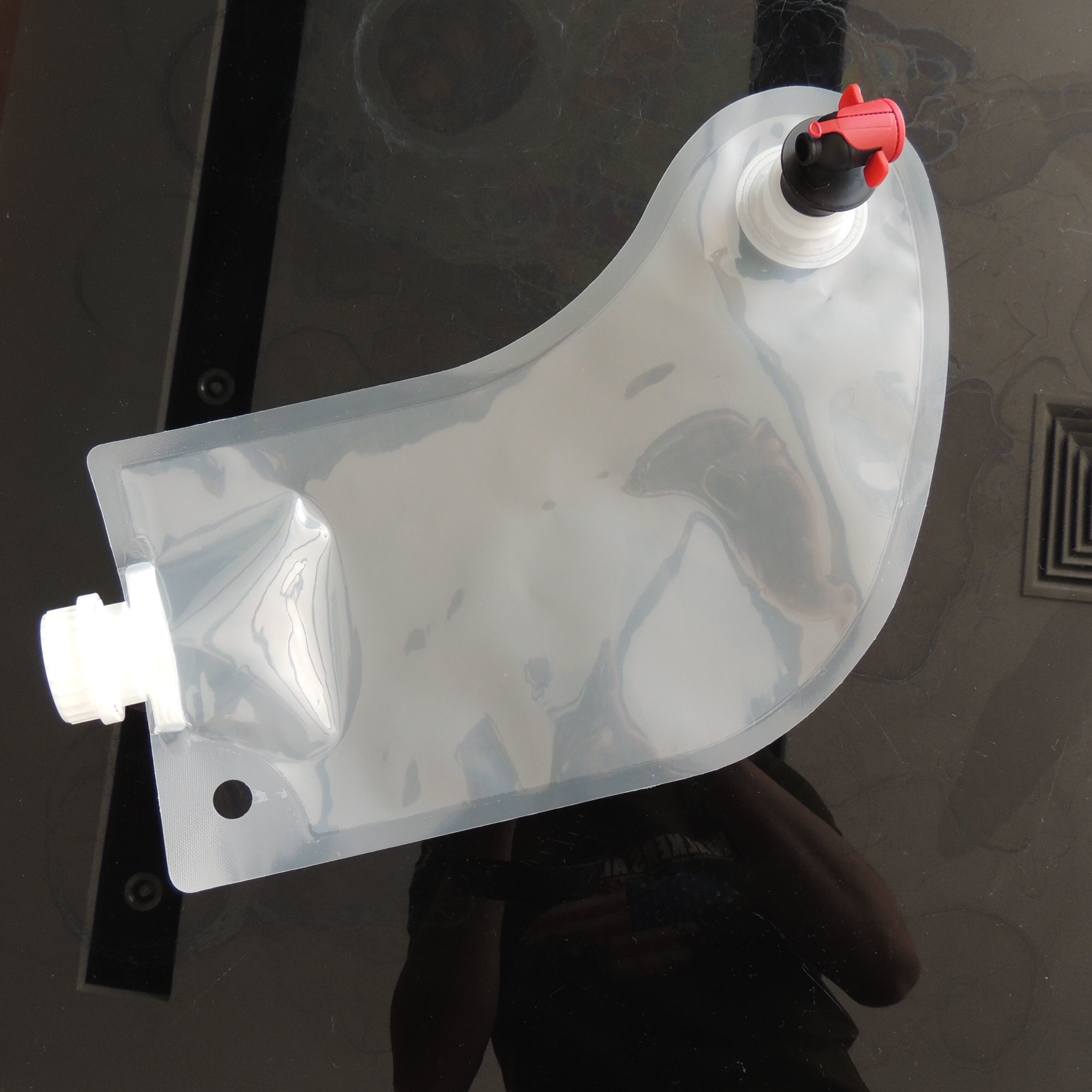 Hete de wijn van verkoopkerstmis stockings1L/drank/fruit transparante wijnzak