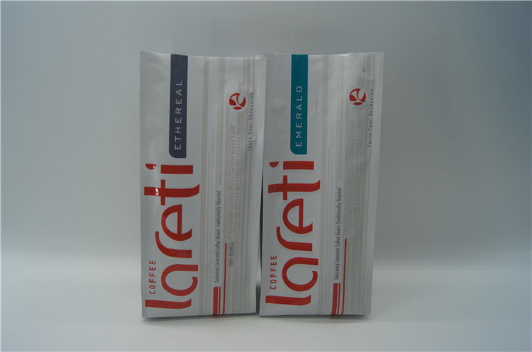 De koffie verpakkende zakken van de Customzied zijhoekplaat voor grondkoffie met klep