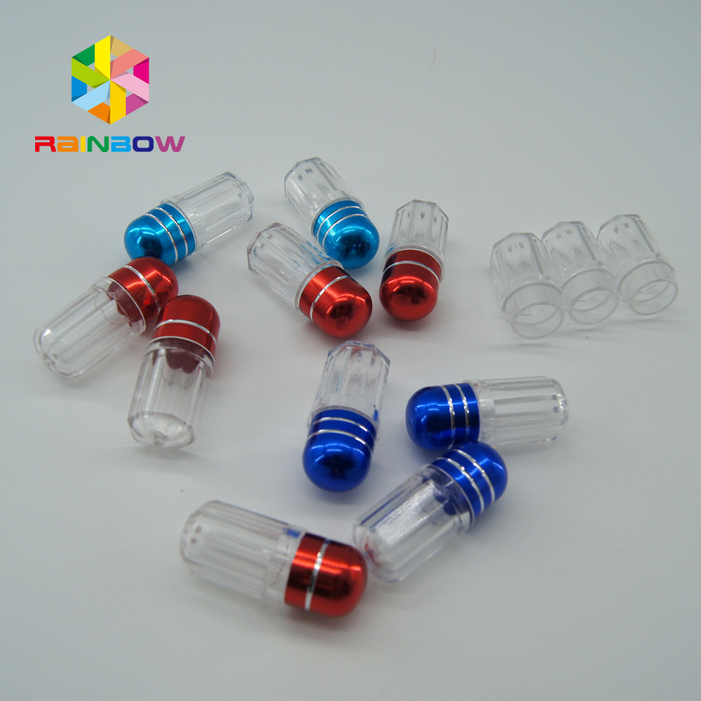 Rhino Sex Capsule Plastic Pill Flasjes / Empry Capsule Container