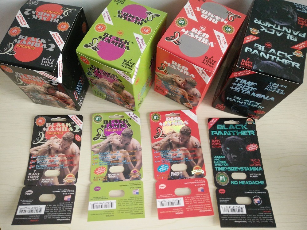 Hete Mannelijke de Verhogingspillen die van de verkooprinoceros Kaart en Vertoningsdoos met 3D effect verpakken