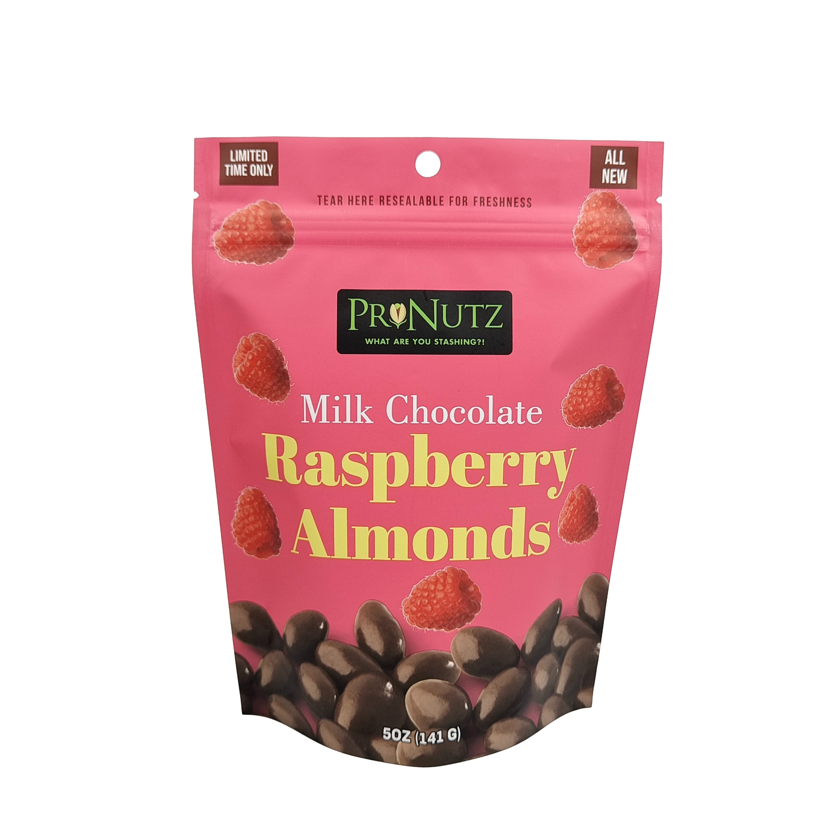 Ziplock Mylar zakken met helder raam voor cashewnoot hervergrendelbare plastic rits opstaan rits zak