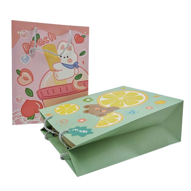 Groothandel Custom Printed Logo Luxury Gift Paper Bag Retail Boutique Shopping Papieren zakken