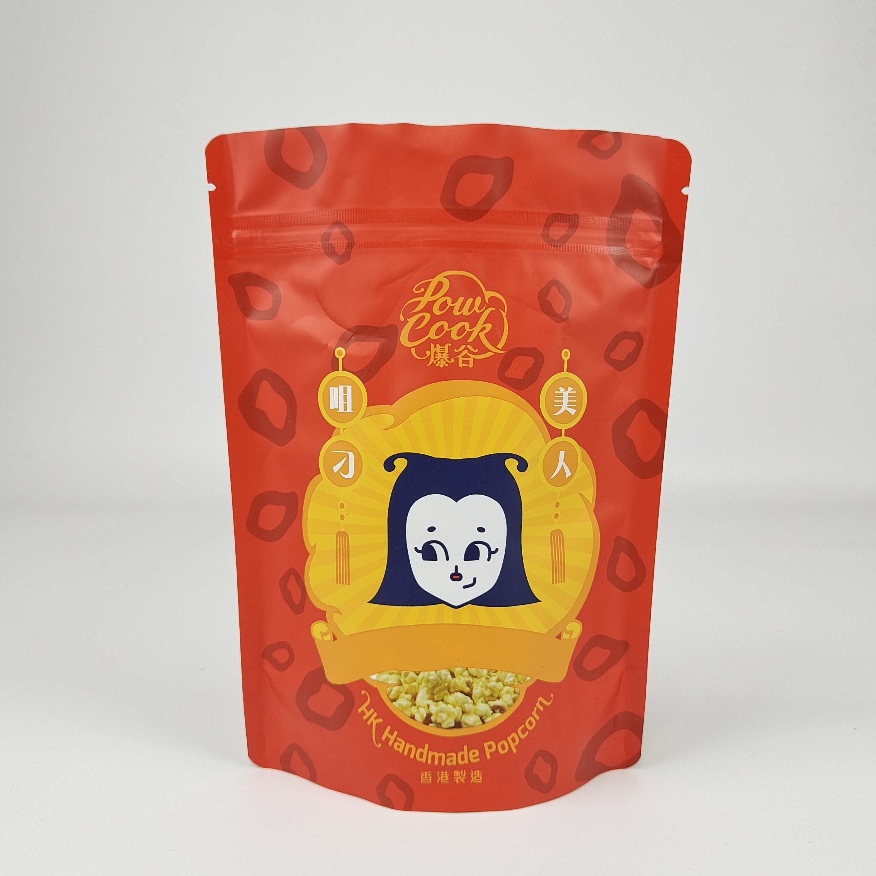 Groothandel Custom Logo Staande zakken Geurbestendige voedselverpakking Doypack Zipper Plastic zakken met venster