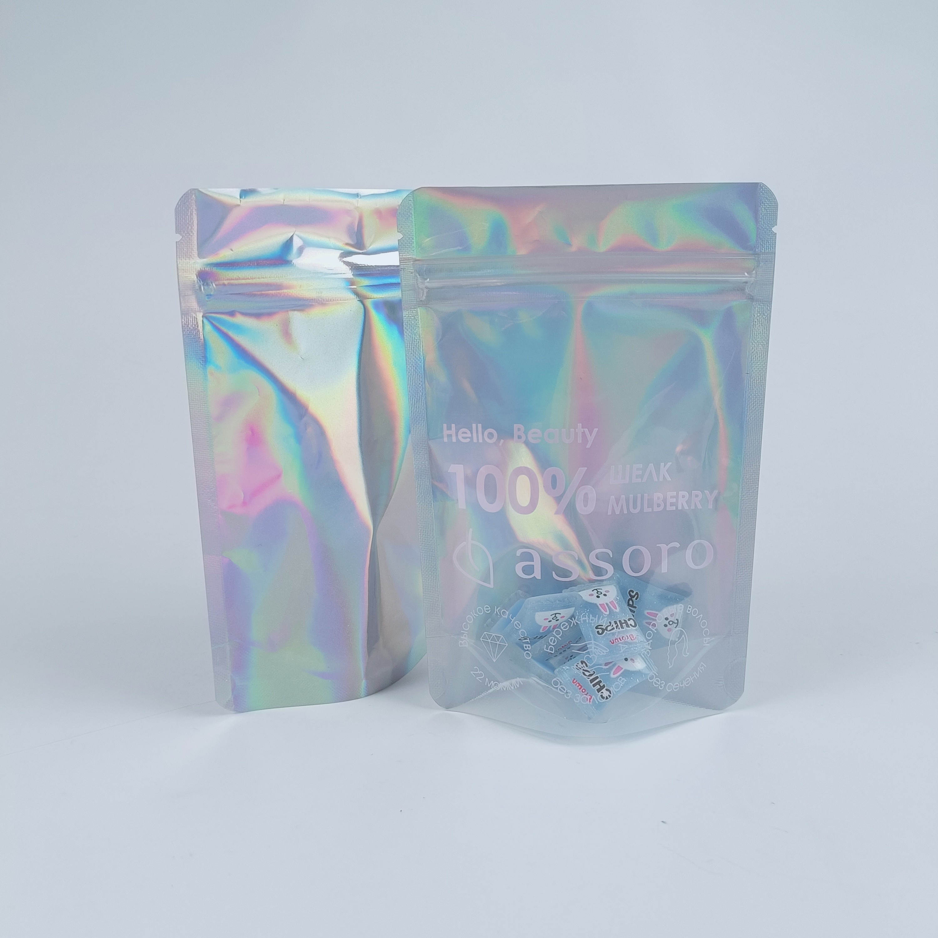 Digitaal afdrukken Kind-proof 3,5 g Koekjes Geurproof Tas VMPET