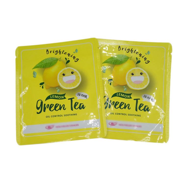 Warmte afdichting Kleine afmetingen Driezijdige afdichting zakken Vlakte monsterpakketten voor gezichtsmasker