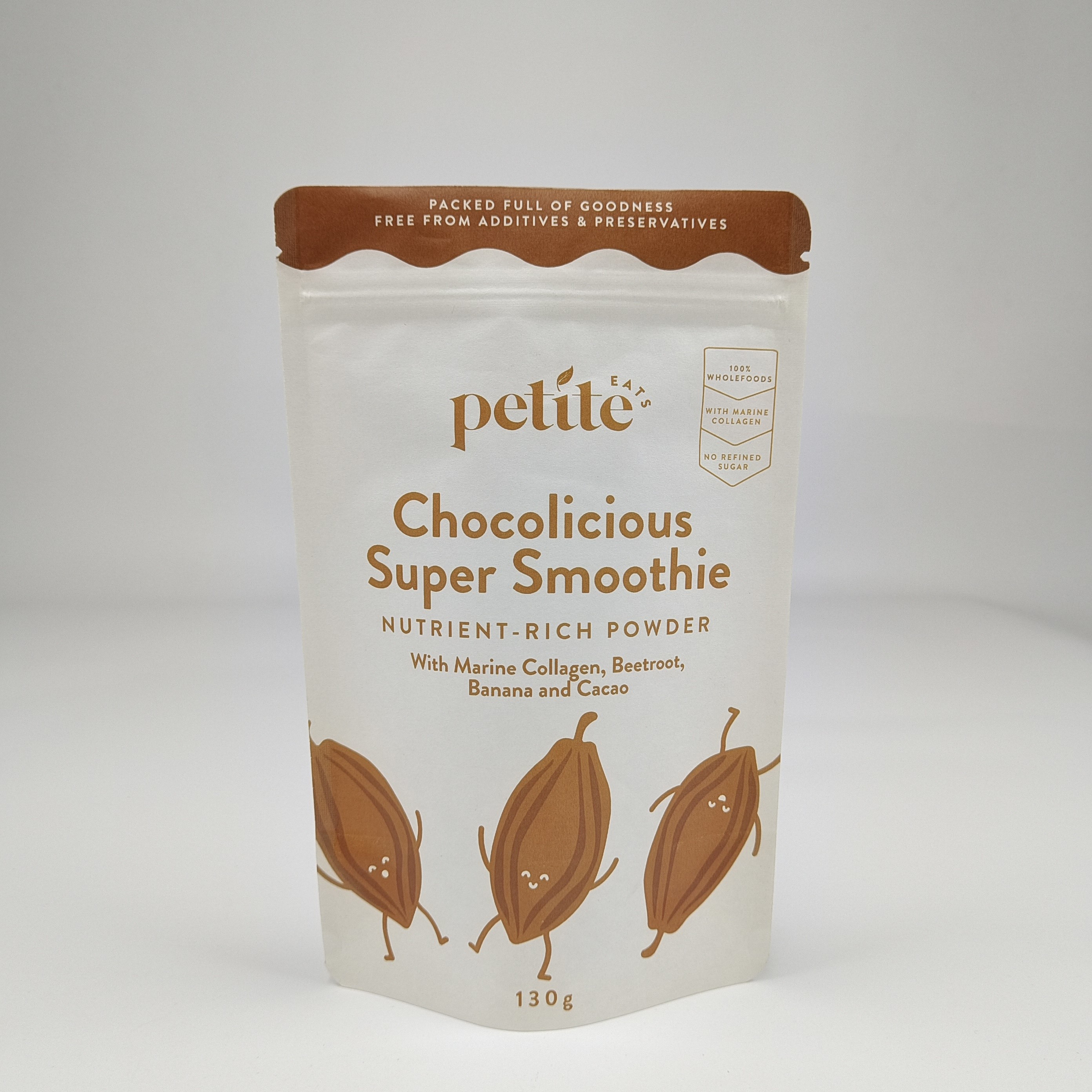 Gratis monster recyclebaar Doypack Zipper Kraft papieren zakken aangepaste theezakken Ziplock witte stand-up pouch