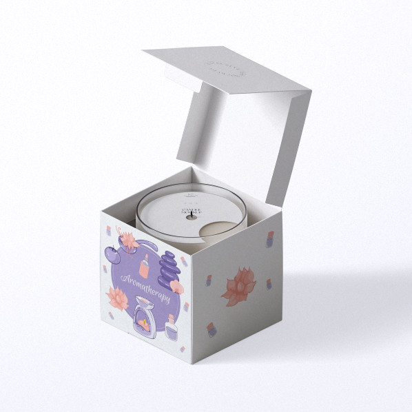 Karton op maat gedrukte papieren dozen cosmetische embossed verpakking SGS goedkeuring