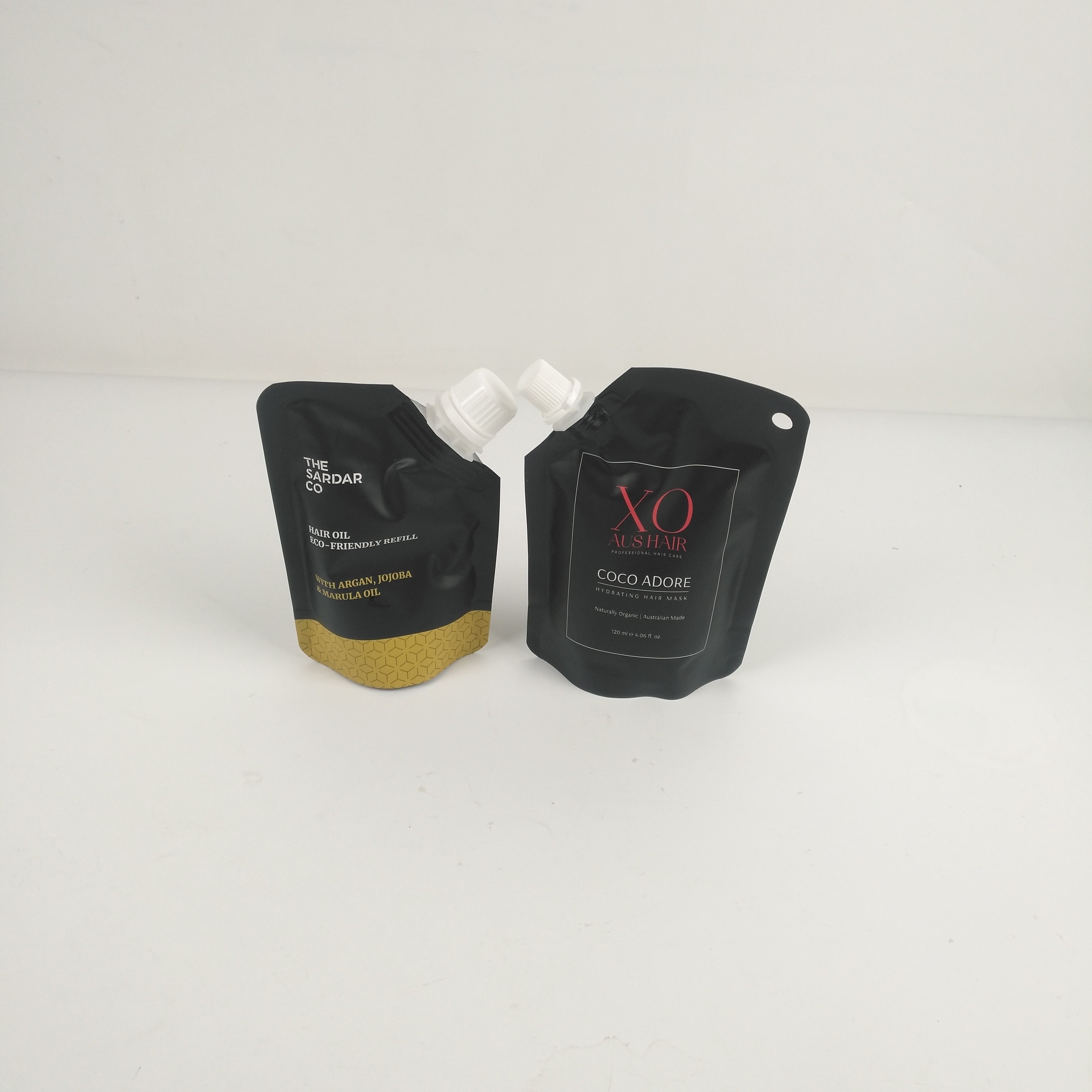 Tot 10 kleuren spout zak verpakking voor op maat gemaakte opties hang gat