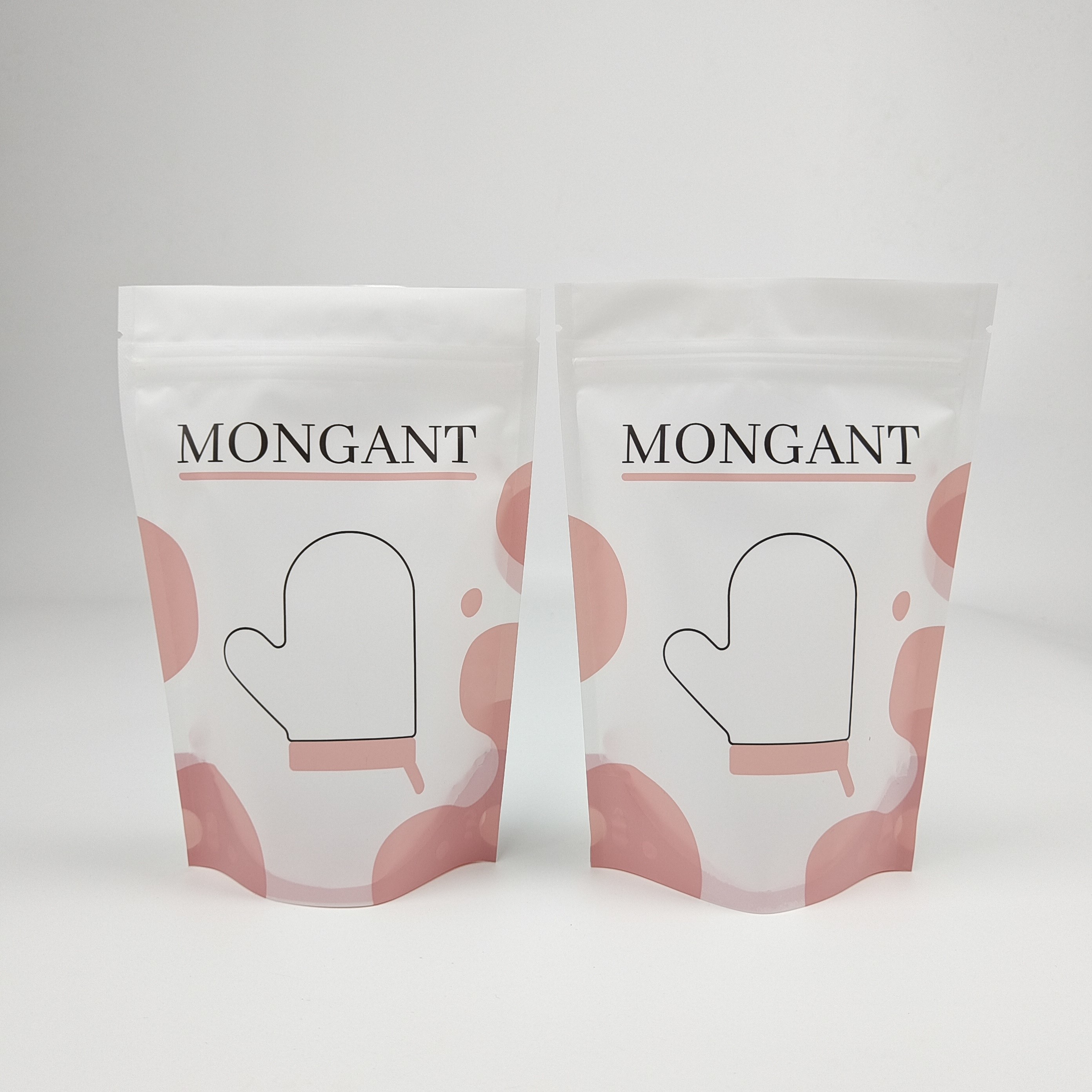 Gelamineerde aluminiumfolie Zip Lock Bag Stand Up Pouch / Matt White Foil Pouch / Custom Zip Lock Coffee Bag