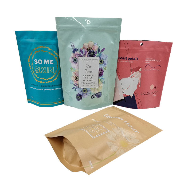 Stand up ritszak voor aanpasbare en cosmetische monsters