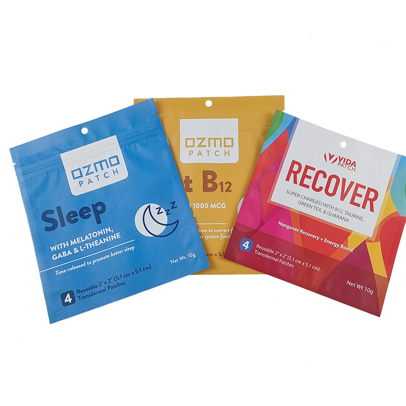 CDR AI PSD PDF Cosmetische verpakkingszak voor badzout Mylar zakken in verschillende maten