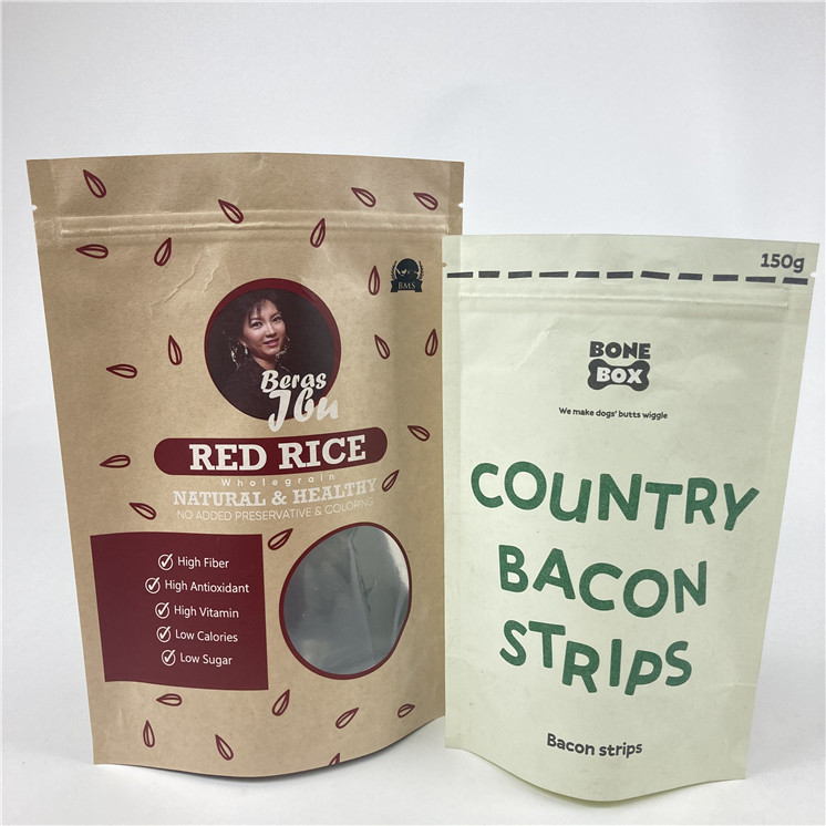 Kwaliteitsborging Stand Up Aluminium Foil Bag Met Zipper Food Snack Packaging Bag