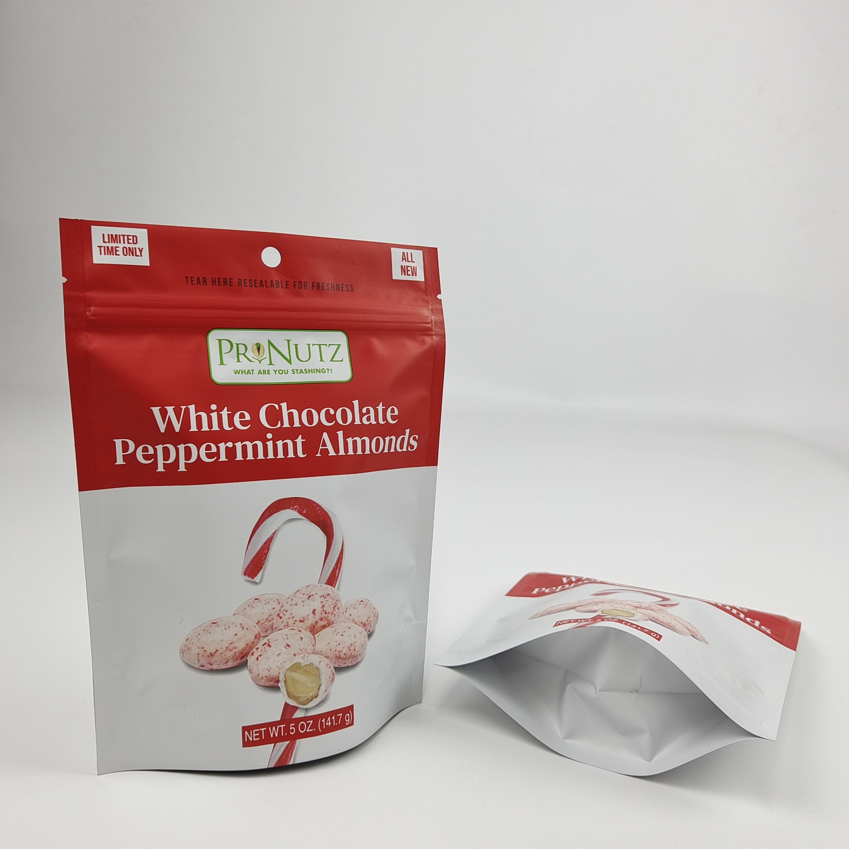 Gevriesde plastic ritszak Geurbestendige Vochtbestendige Low Moq Printing Digitaal gedrukt Stand Up Pouch