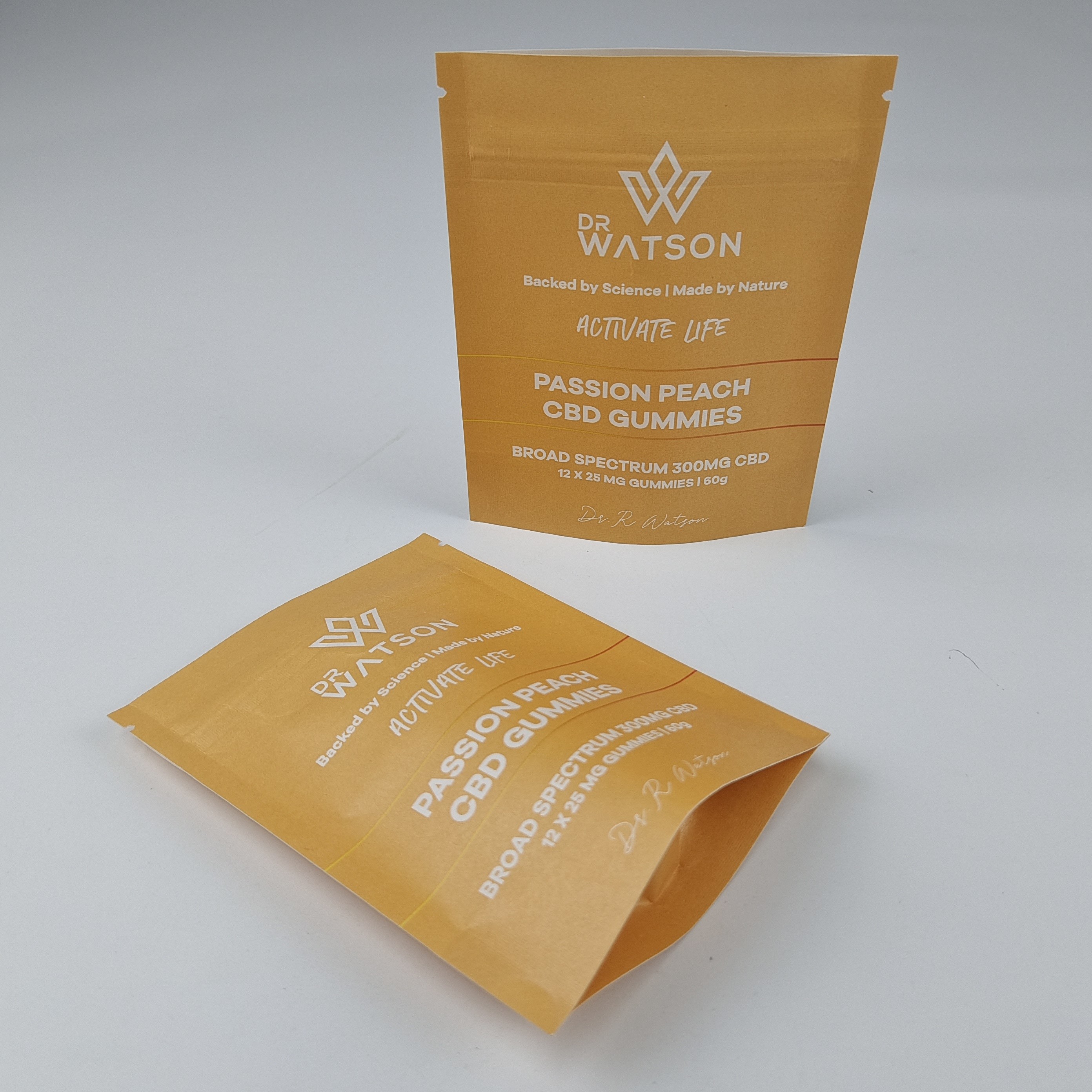 MOPP Compostable Kraft Paper Bag Custom Staande zak Zipper Vochtbestendige voor voedsel