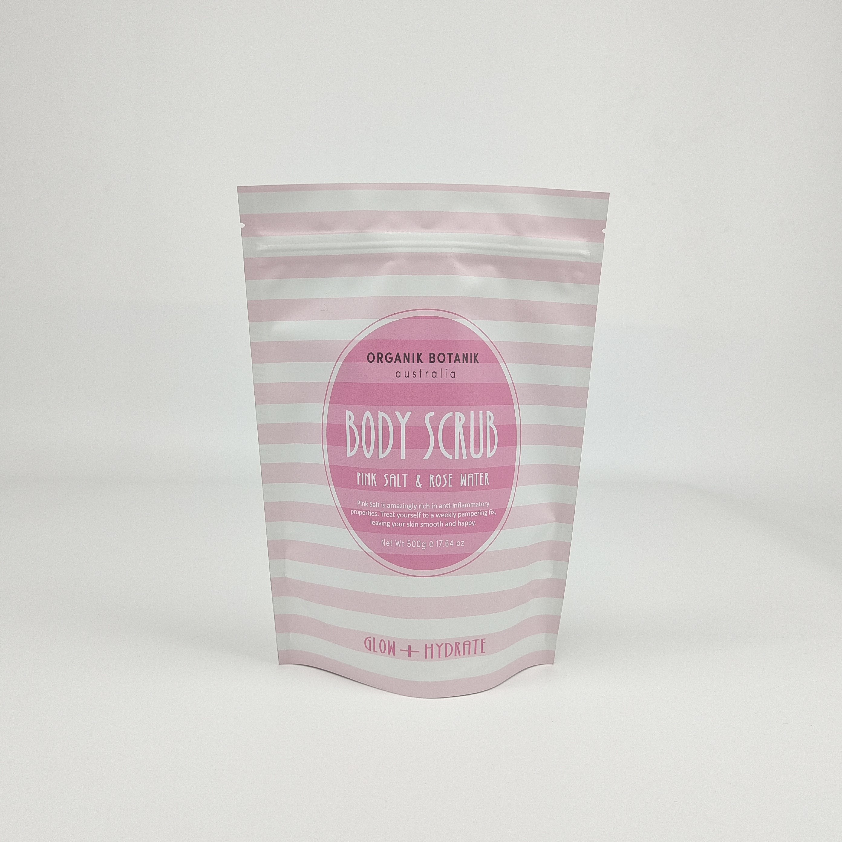 Gepersonaliseerde verpakking Stand Up Zipper Bag Plastic pouch voor body scrub bad zout verpakking koffie body scrub bag