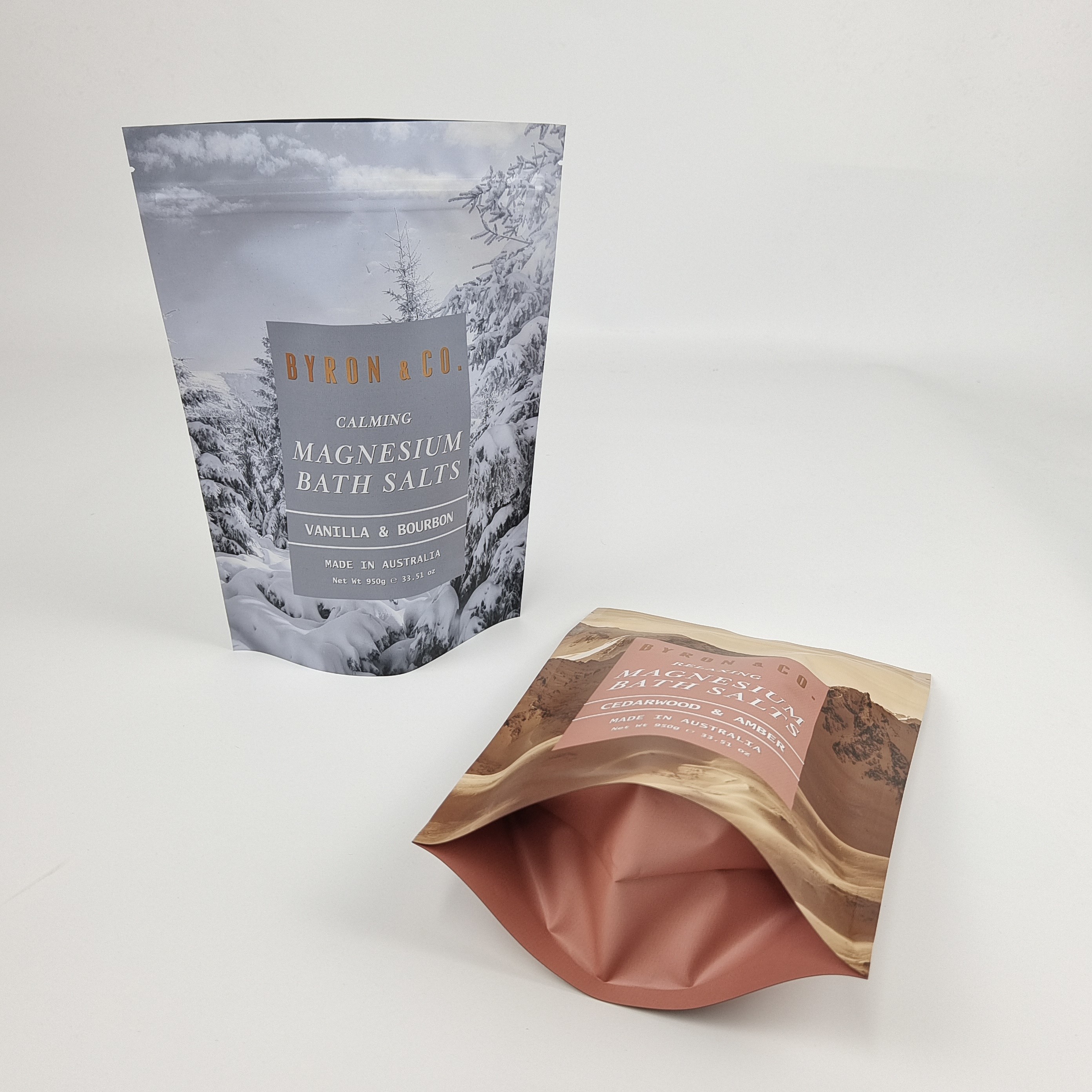 Custom logo gedrukt geurbestendige voeding Mylar vochtbestendige Matte aluminium folie Stand Up Pouch Body Scrub Verpakkingszak