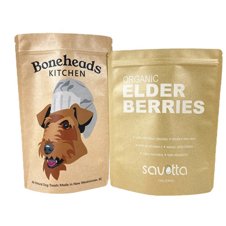 Op maat gemaakte papieren zakken Glanzende of matte laminatie voor op maat gemaakte oppervlakteafwerking