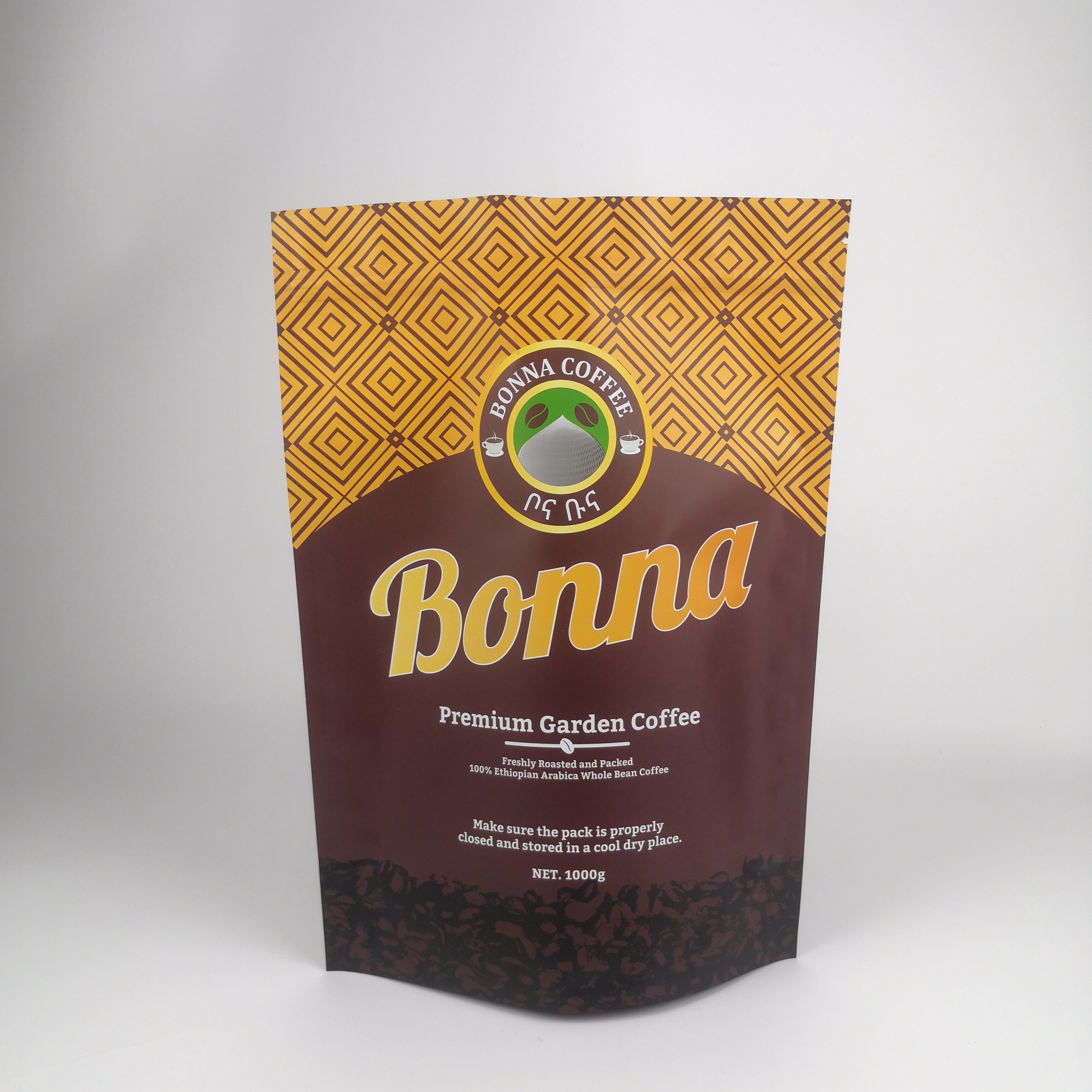 Op maat verpakkingszakken voor poedergummiesoep met logo