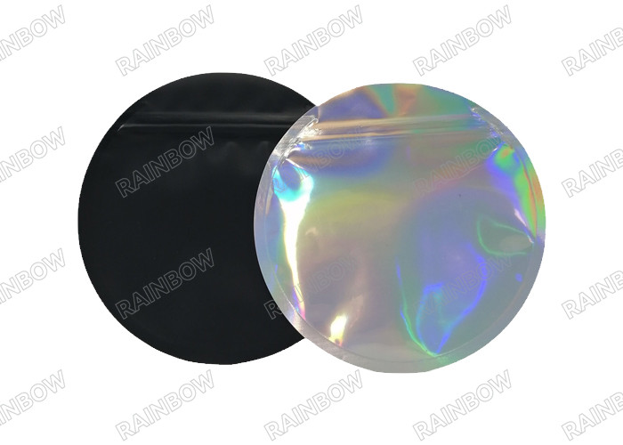 Op maat gemaakte Mylar Food Bags Zie door die cut Stand Up Bag