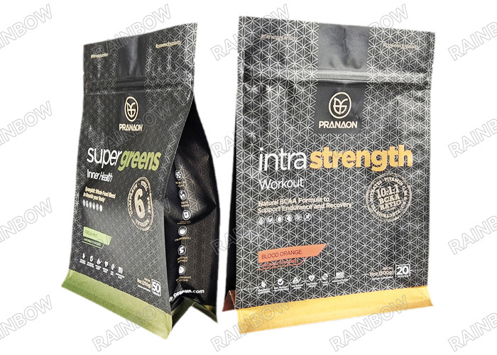 Custom Coffee Protein Powder Aluminium Foil Verpakkingszakken Met Valve Smell Proof Mylar Bag