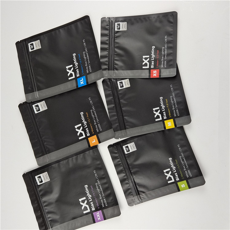 Topkwaliteit Custom logo gedrukt driezijdige afdichting zakken voor tandverzorging verpakking met milieuvriendelijk en veilig materiaal