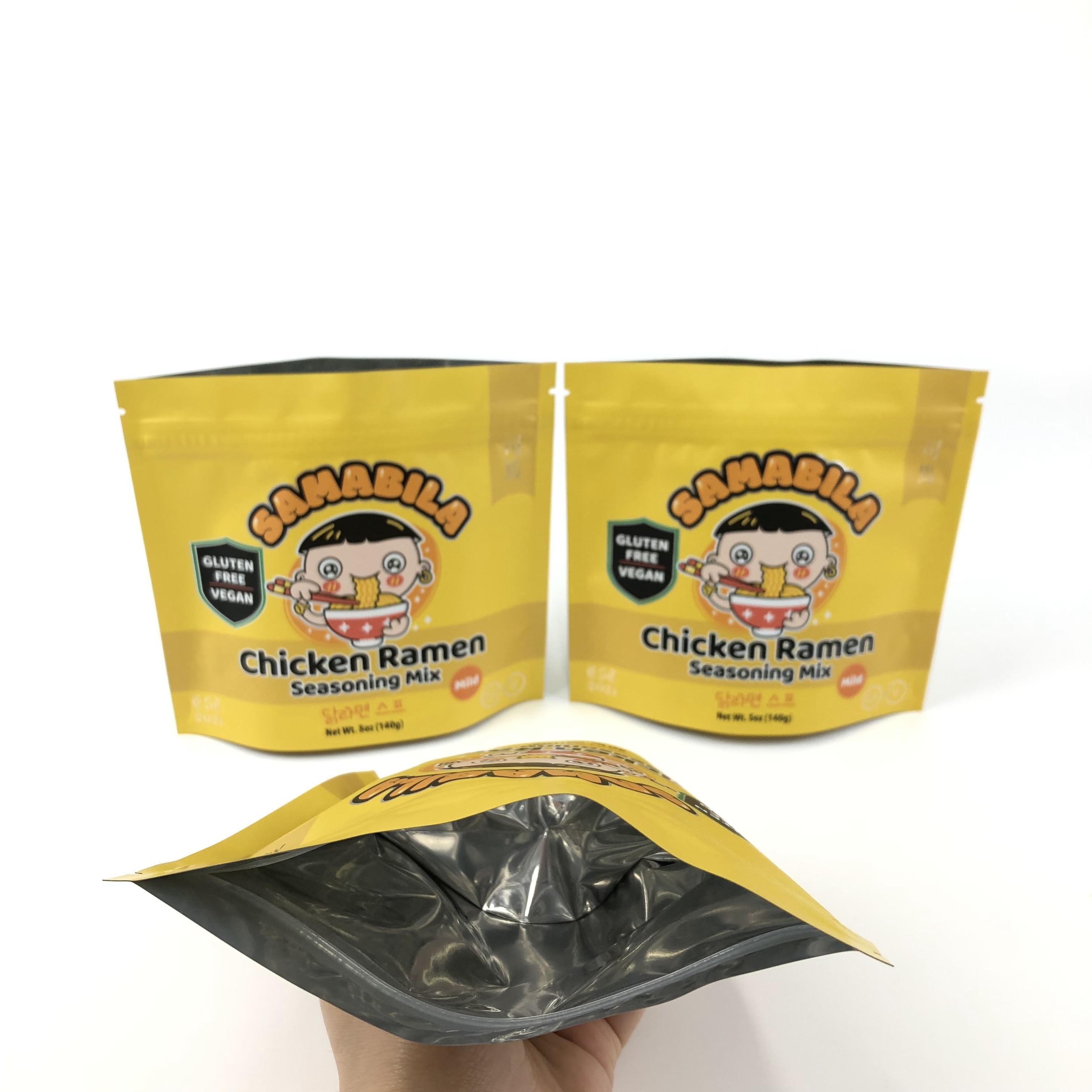 Verpakking van kruidenrook voor stand-up zak met rits sluitingssysteem