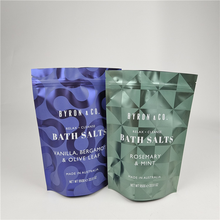 Stand-up zak met rits geurbestendige vochtbestendige body scrub verpakkingszak