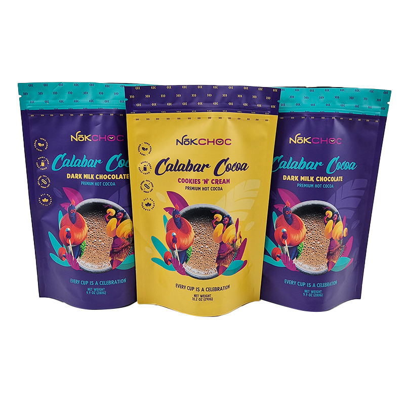 Glanzende/matte afwerking Gepersonaliseerde gedrukte zakken voor klantvereisten