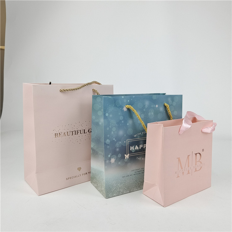 Nieuwste Geaccepteerd tot 10 kleuren Beschikbaar Custom Digitaal Druk Logo Geprint Winkeltas Verpakking