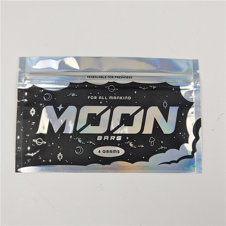 Eco-vriendelijke geurbestendige vochtbestendige driezijdige afdichtingszakken voor tandverzorging Verpakking met warmteverzegelingssluiting met rits