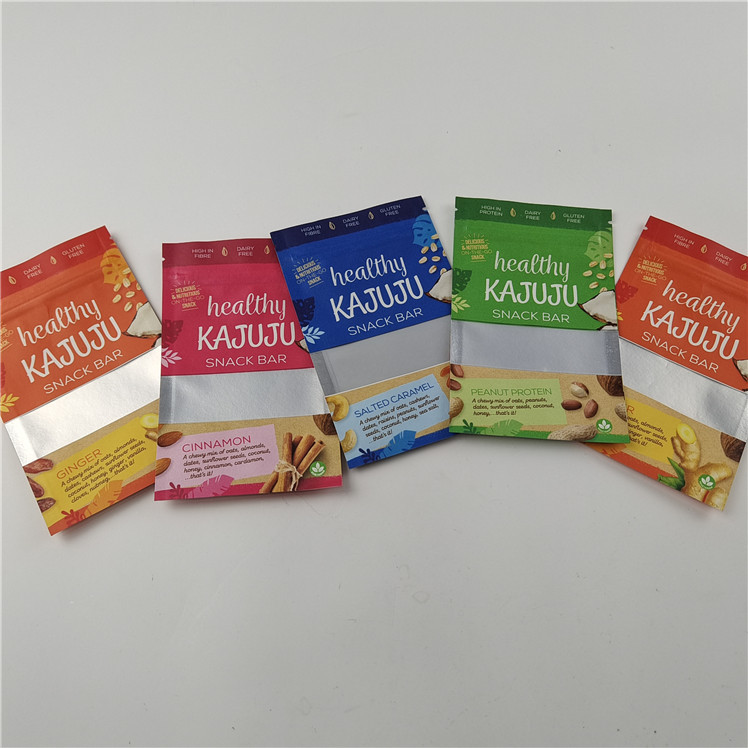 Groothandel Recyclebare milieuvriendelijke stand-up zak met venster vochtbestendige voedselkwaliteit plastic verpakkingszakken