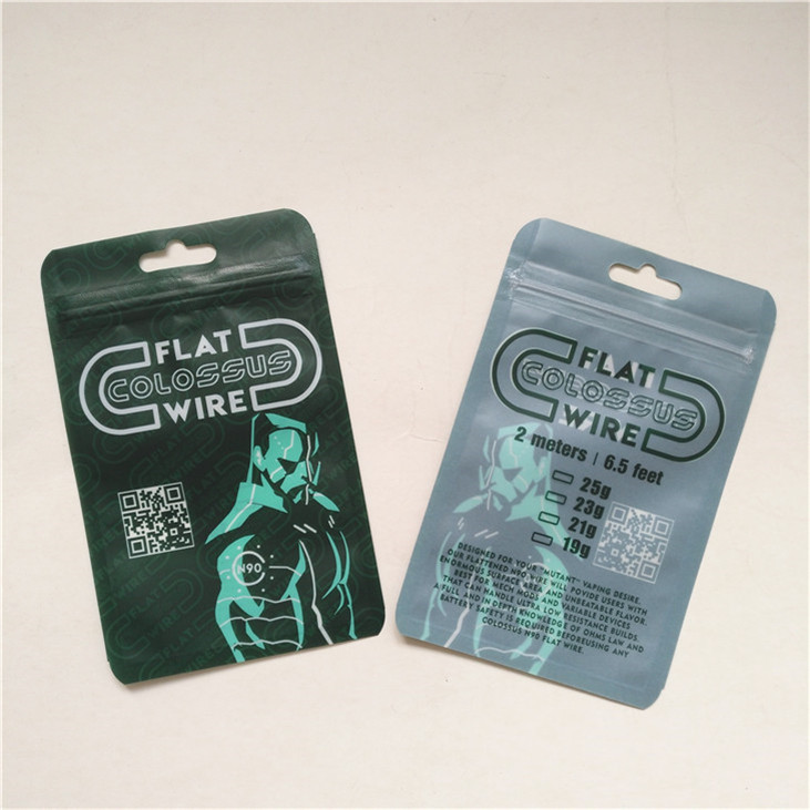 Promotie Recyclebare kwaliteitsborging Driezijdige verzegelde Mylar verpakkingszak met rits maatontwerp