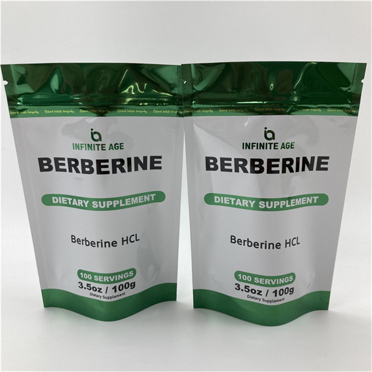 Groothandel Op maat gedrukt Staande lege zak Kwaliteitsborging Verpakking Mylar Aluminium folie zakken met traan notch