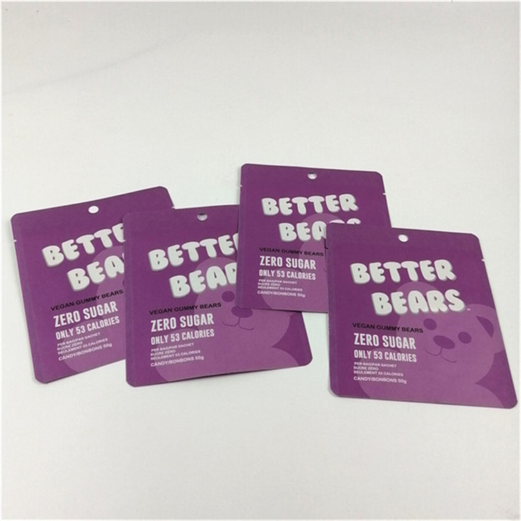 Geaccepteerd Tot 10 kleuren beschikbaar Hoogwaardige hervergrendelbare Mylar Sachet verpakkingszak